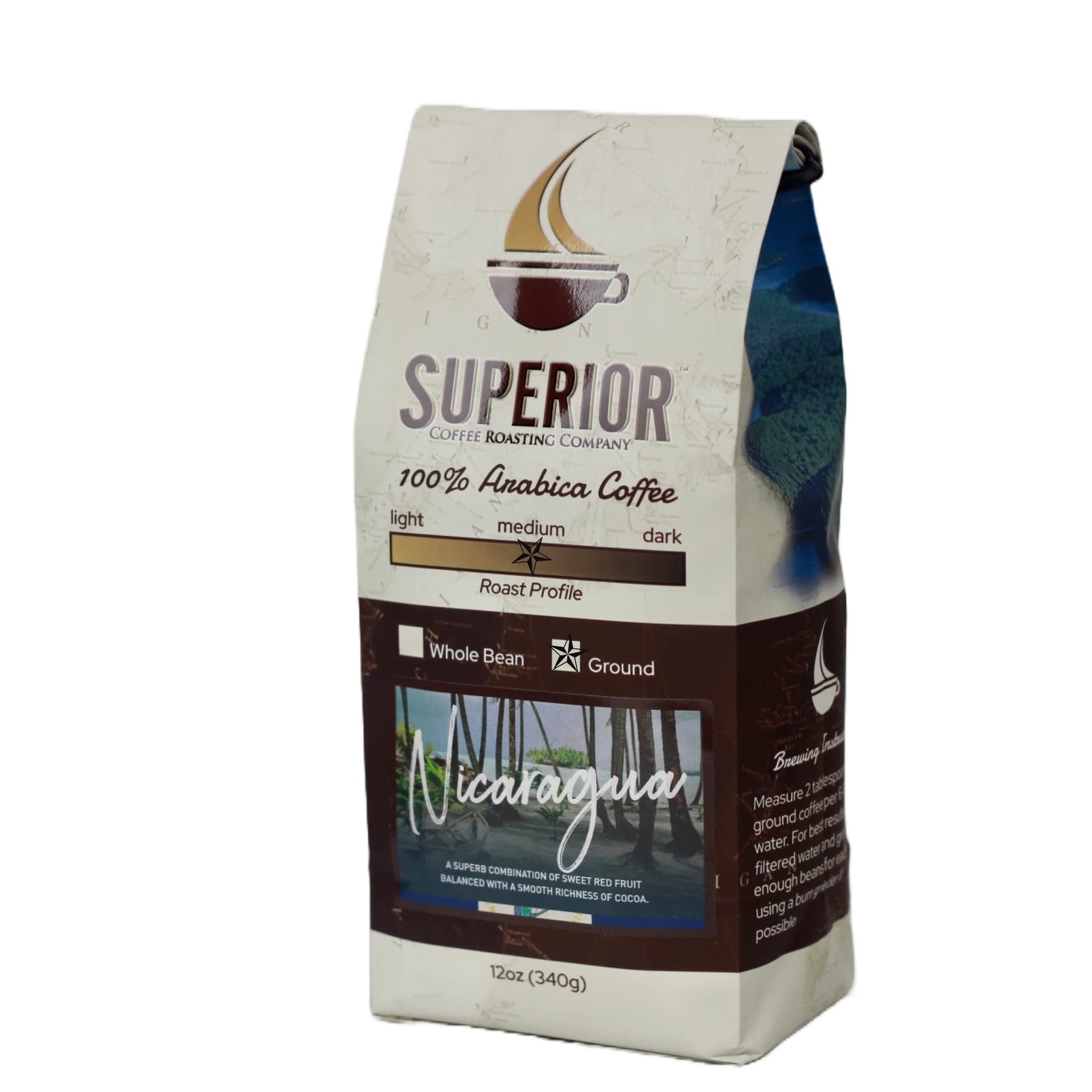 Superior Coffee Roasting Company (Nicaragua - Single Origin (Medium Roast), Ground)