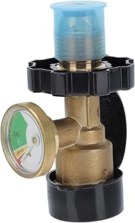 YARNOW 1 PC Encaixe Do Tanque De Propano Medidor De Tanque De Óleo Pequeno Tanque De Propano Mangueira Externa Medidor De Tanque De Propano Para Grelha Adaptador De Conexão Rápida
