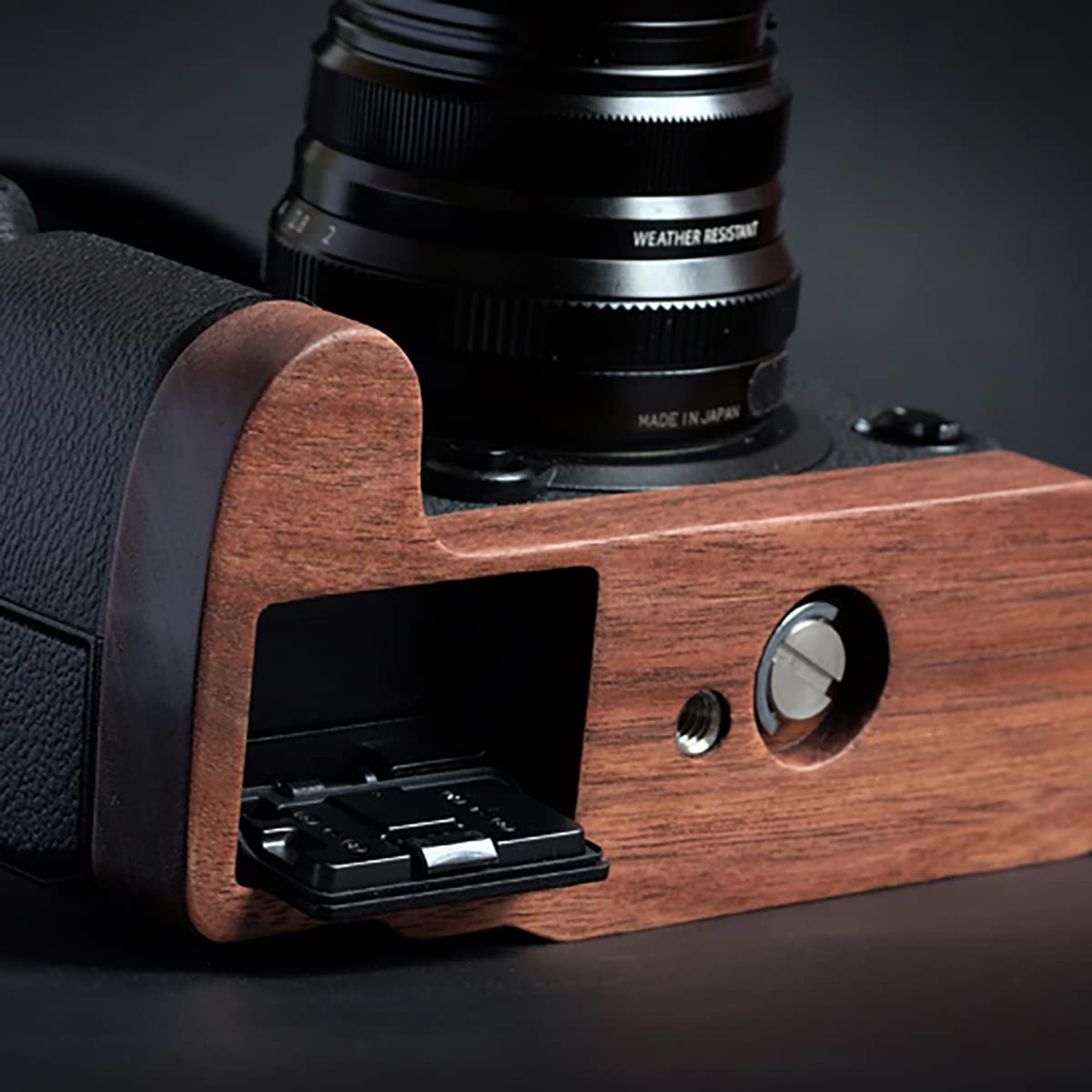 Amazon | Fujifilm X-H1 XH1 専用カメラベース カメラベース 檀木材