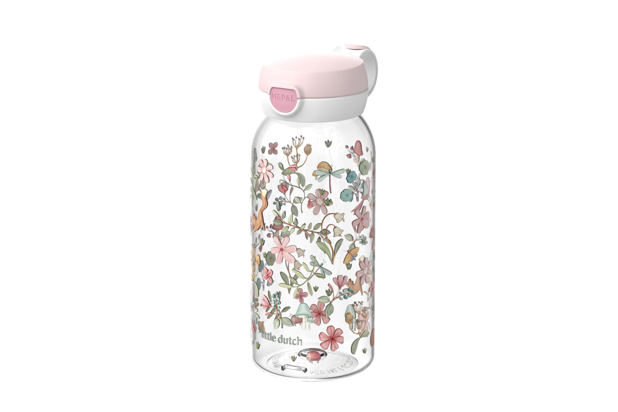 Mepal - Drinking bottle with hinged lid Campus - Lid pops open at the touch of a button - Drinking bottle suitable for children - Leak-proof and dishwasher safe - 600 ml - Fairy Wonders โ image 1