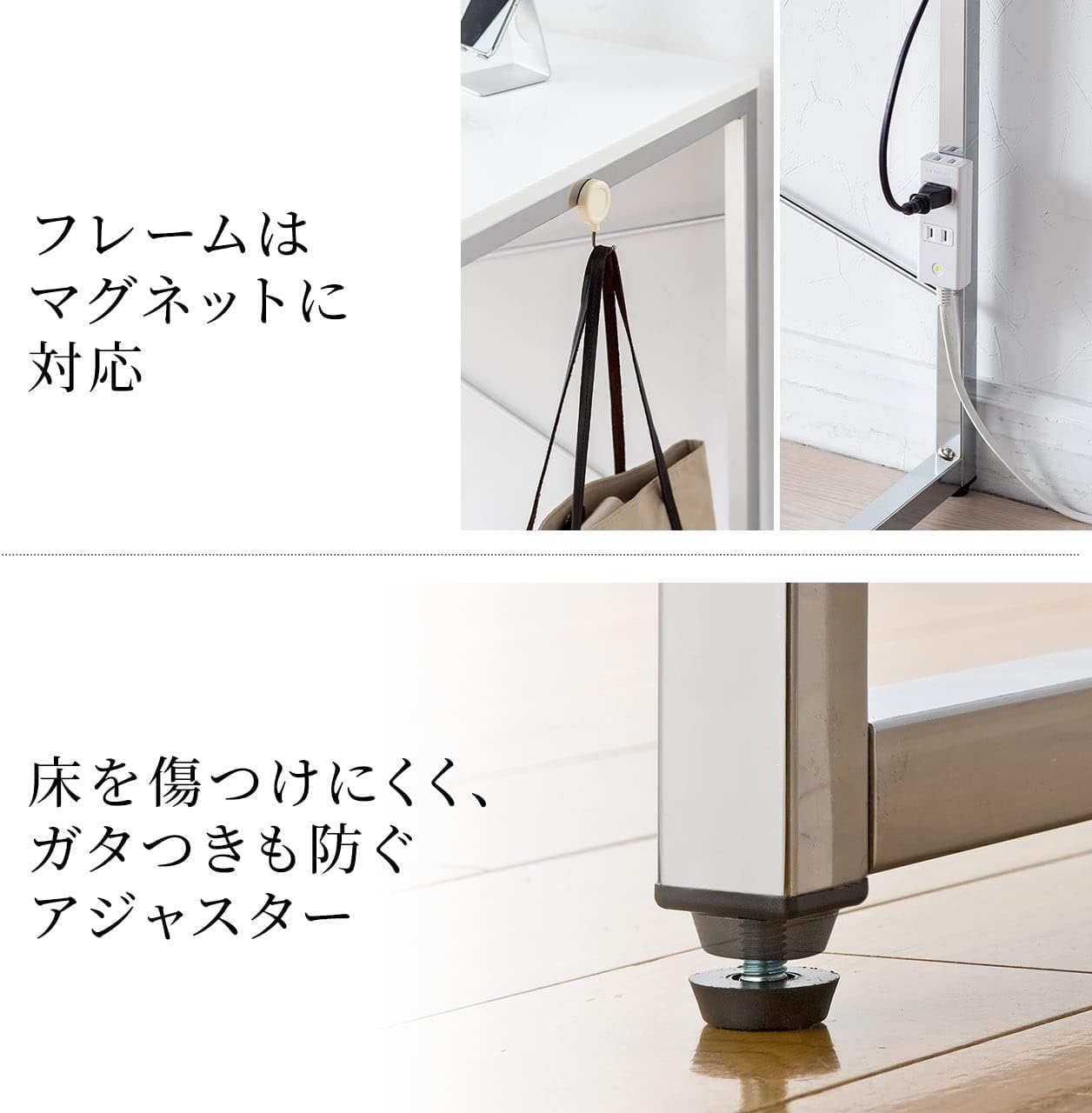 Amazon | パソコンデスク 光沢天板 120cm幅 奥行60cm ゲーミングデスク