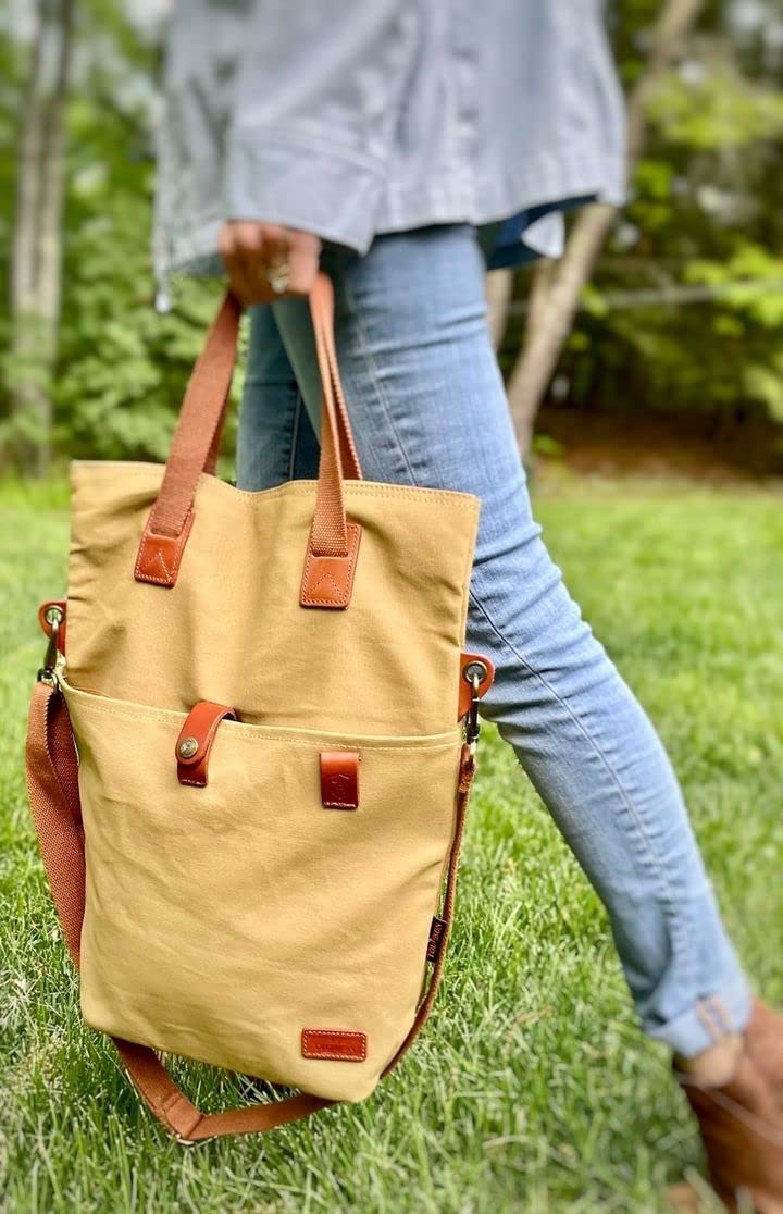 Borsa per bicicletta 3 in 1 per bicicletta, da donna, borsa per la spesa, per attività all'aperto, ufficio
