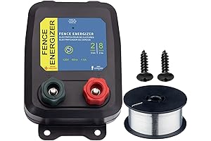 Electric Fence For Dogs Above Ground - Energizer Plus 250 & Spool Aluminum Wire PE2