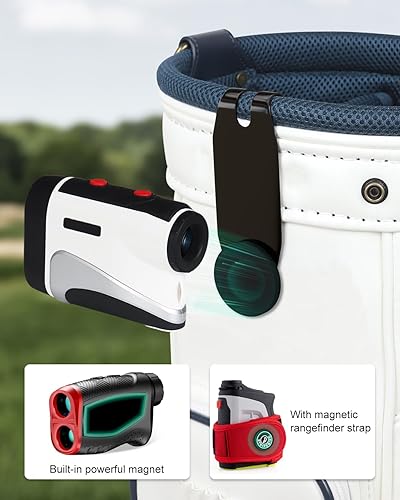 Miniatura 4 de Almohadilla de aterrizaje de metal para bolsa de golf, accesorio para bolsa de golf para productos magnéticos, clip de bolsa de metal de fácil