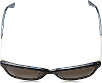 Vista 4 de Juicy Couture JU 604/S Gafas de sol rectangulares para mujer, color azul habana/marrón degradado, 2.205 in, 0.669 in, Azul