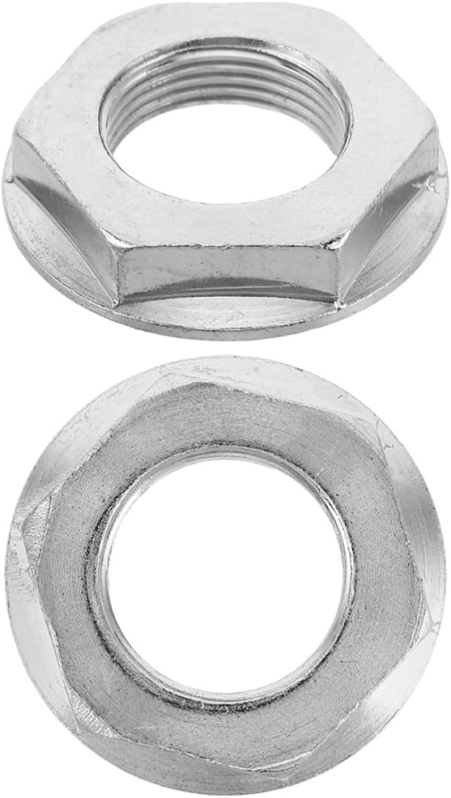 VALICLUD 2pcs Washing Machine Clutch Hexagon Nut Replacement Hub Nut Carbon Steel Washer and Dryer Machine Repair Parts for Home Appliance Maintenance
