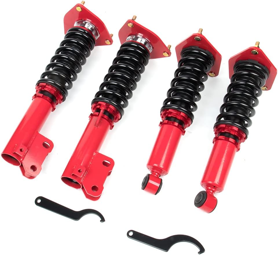 Coilovers Suspension Kit for Mitsubishi for Eclipse 2006-2012 for Mitsubishi for Galant 2005-2011 Height Adjustable Coilover Suspension Shock Absorber Lowering Kit