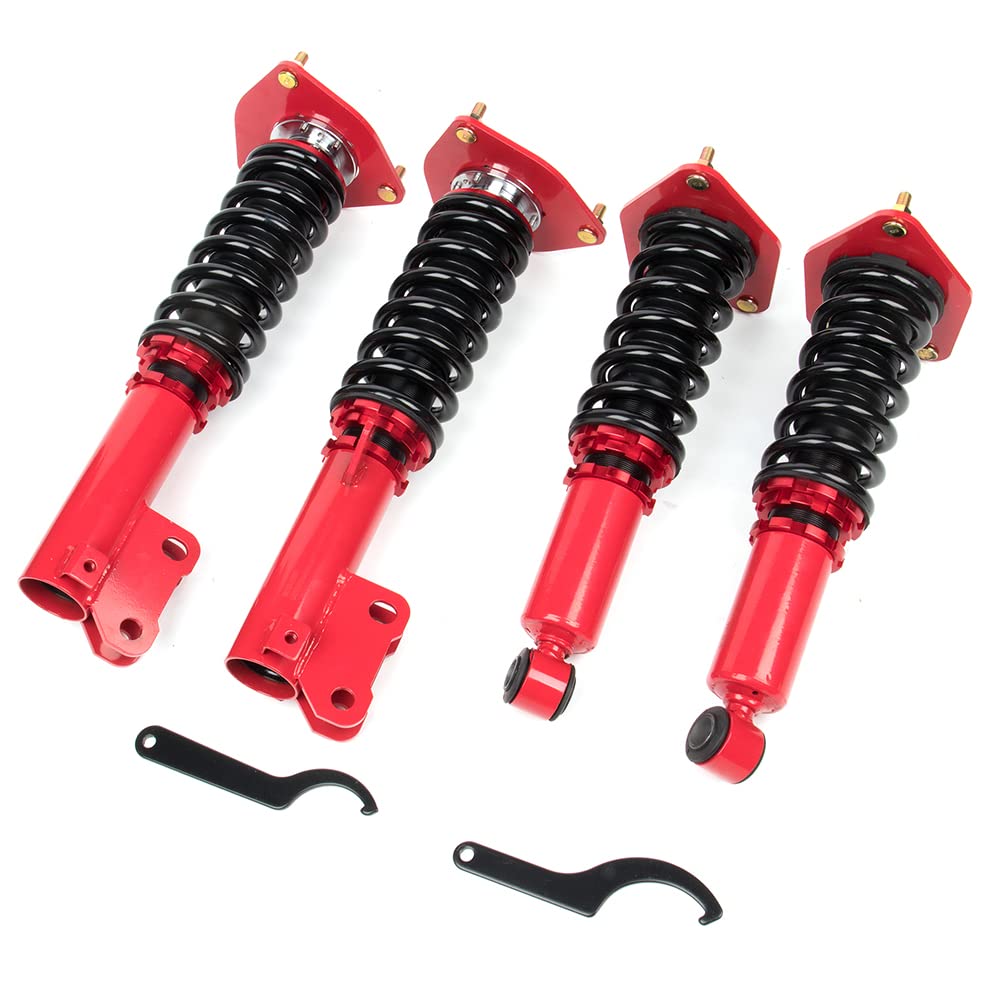 Coilovers Suspension Kit for Mitsubishi for Eclipse 2006-2012 for Mitsubishi for Galant 2005-2011 Height Adjustable Coilover Suspension Shock Absorber Lowering Kit