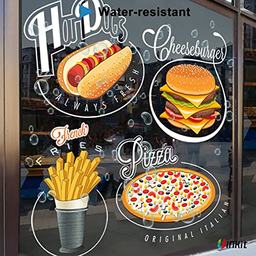 Uinkit Glossy Sticker Paper For Inkjet Printer Printable Vinyl White Cricut Waterproof Permanent Adhesive Waterproof Car Bumper Sticker 8.5X11 Inches Letter Size 20 Sheets Label #TOP3