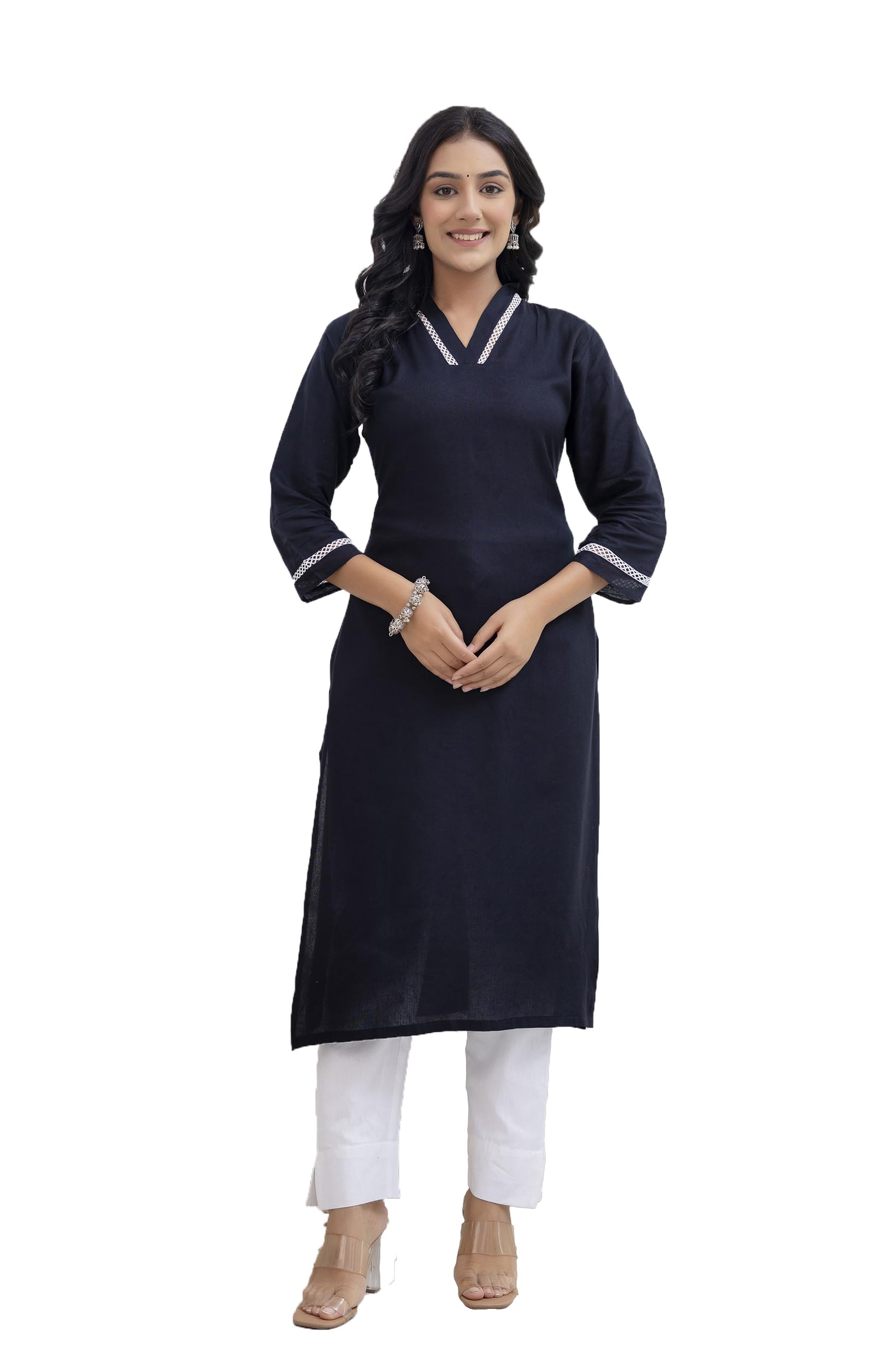Kurta en viscose rayonne ample 2XL anti-transpiration manches 3/4 - 8