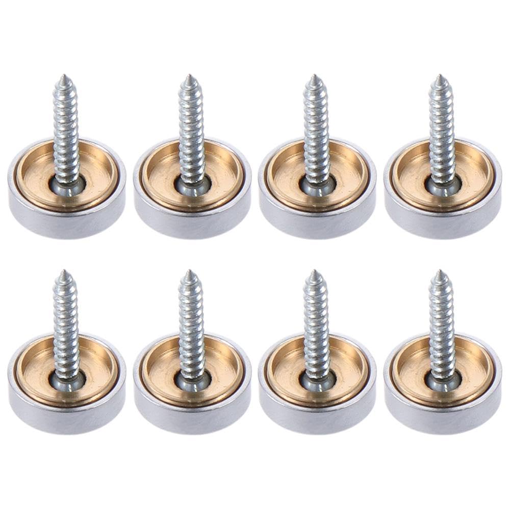 iuniq Advertising Nail 8pcs 16mm(0.63in) Practical Bright Surface Beanie Copper Tile Nail Closet