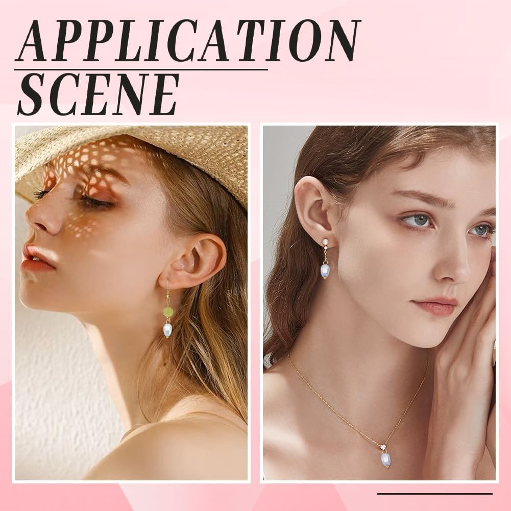 Glass Dangle Charms Faceted Beads with Brass Loop Pendants Colorful Crystal Charms for DIY Earring Necklace Jewelry Making - Image 6