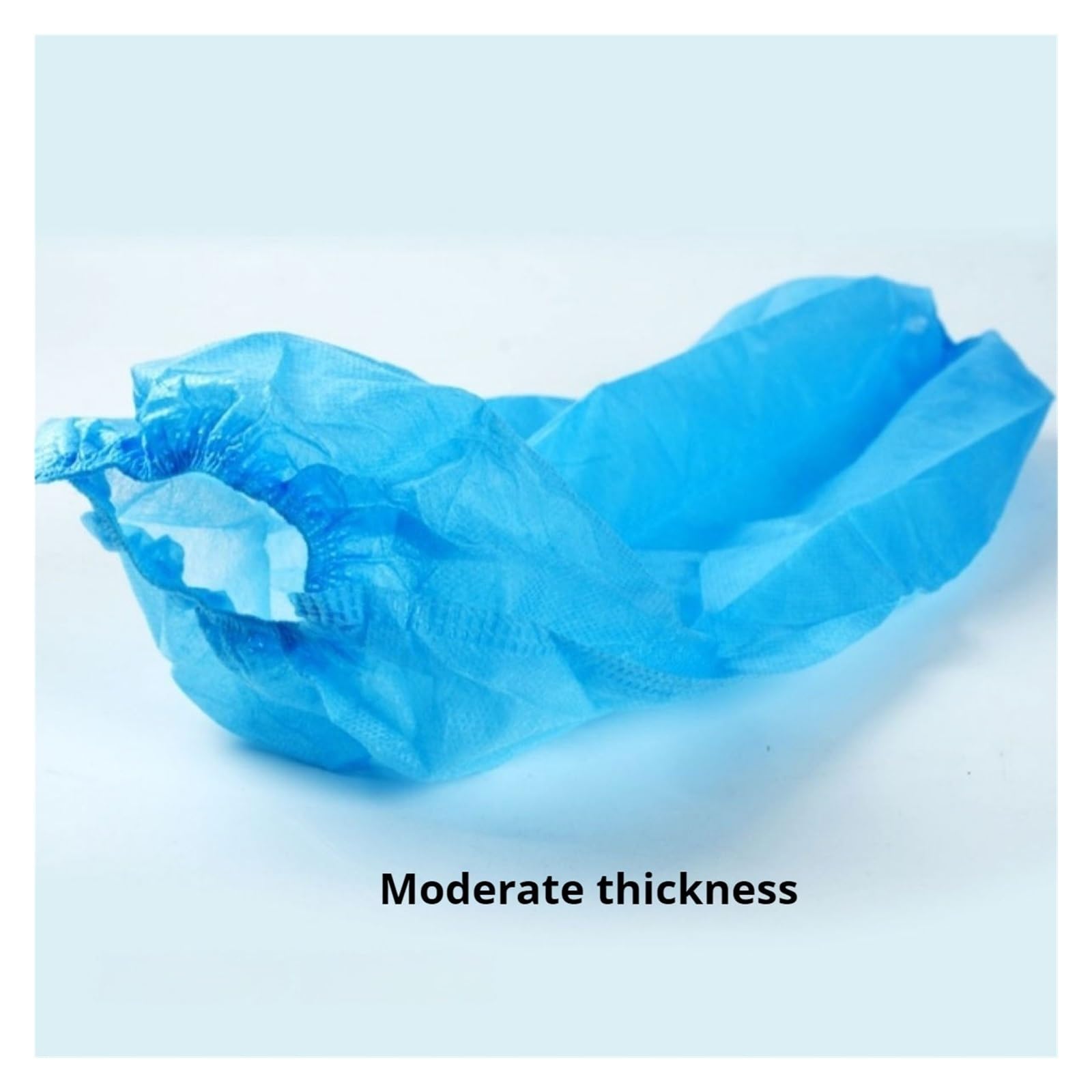 Manchons de Protection jetables Bleus, Manchons de Protection légers en Non-tissé, Manchons en Tissu Respirant avec Poignets élastiques