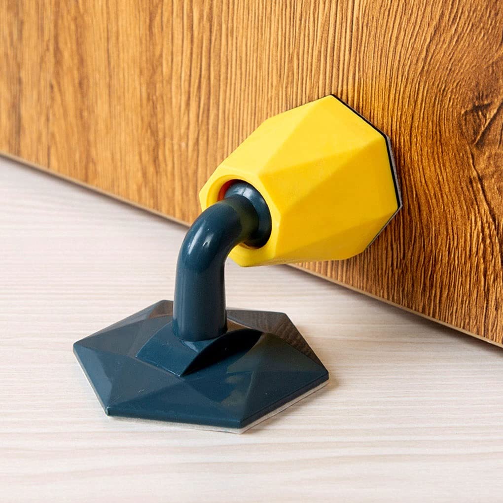 Tope de puerta de silicona anticolisión, Tope de puerta de suelo sin perforaciones, silenciador adhesivo de pared, soporte de bloqueo de puerta, almohadilla protectora de parachoques, nuevo