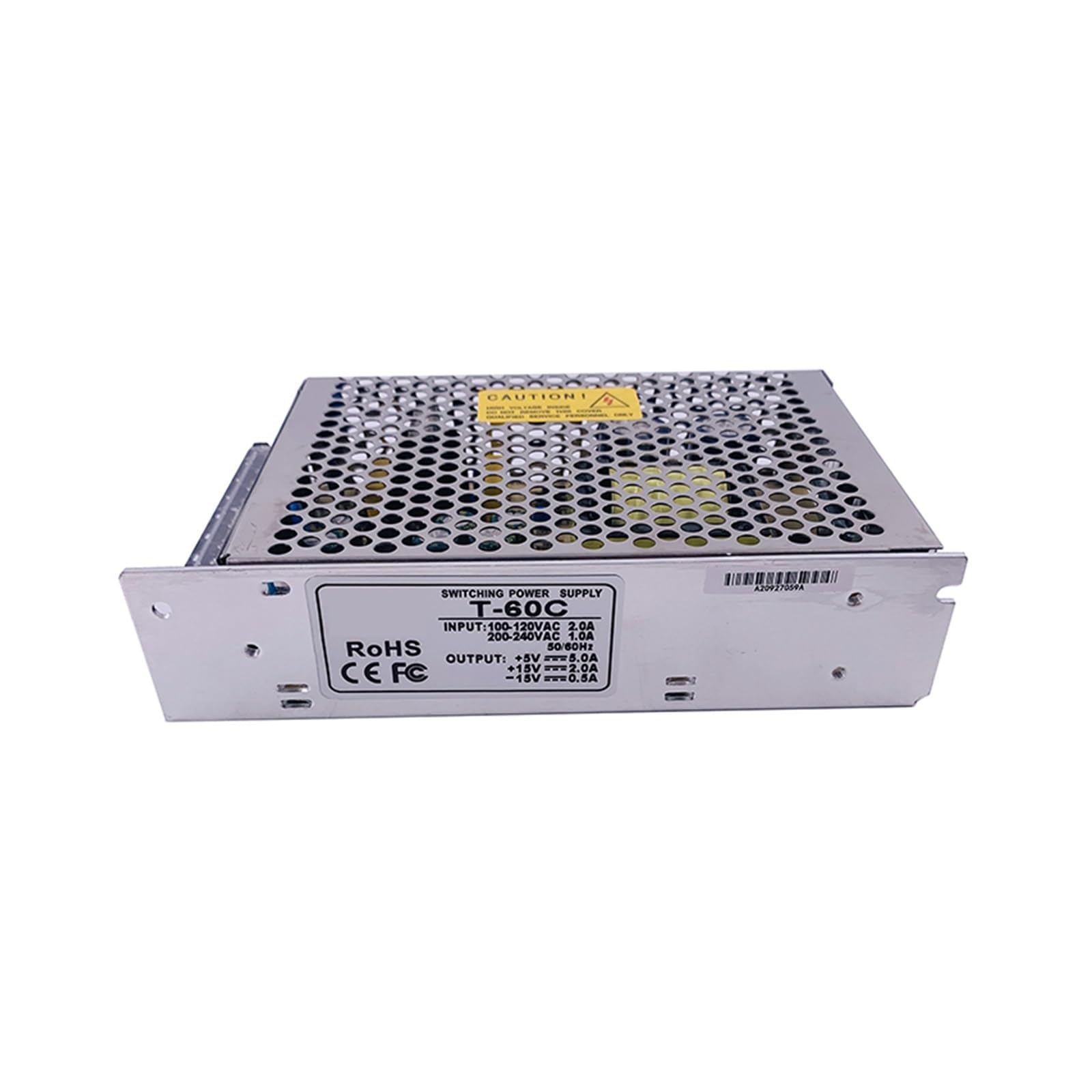 Transformador de luz de Fuente de alimentación conmutada de Salida Triple de 60W for Tira Led T-60A T-60B T-60C T-60D convertidor AC DC(T-60A_150W 1.5KN)