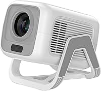 Bettdow Projetor AC1066 4k [Netflix-Licensed], Projetores Portatil 12000 Lumens Full Hd 1080p Compatível Com Android 13, HDR10+ WiFi 6 BT 5.2, Keystone automático, Foco Automático (branco)
