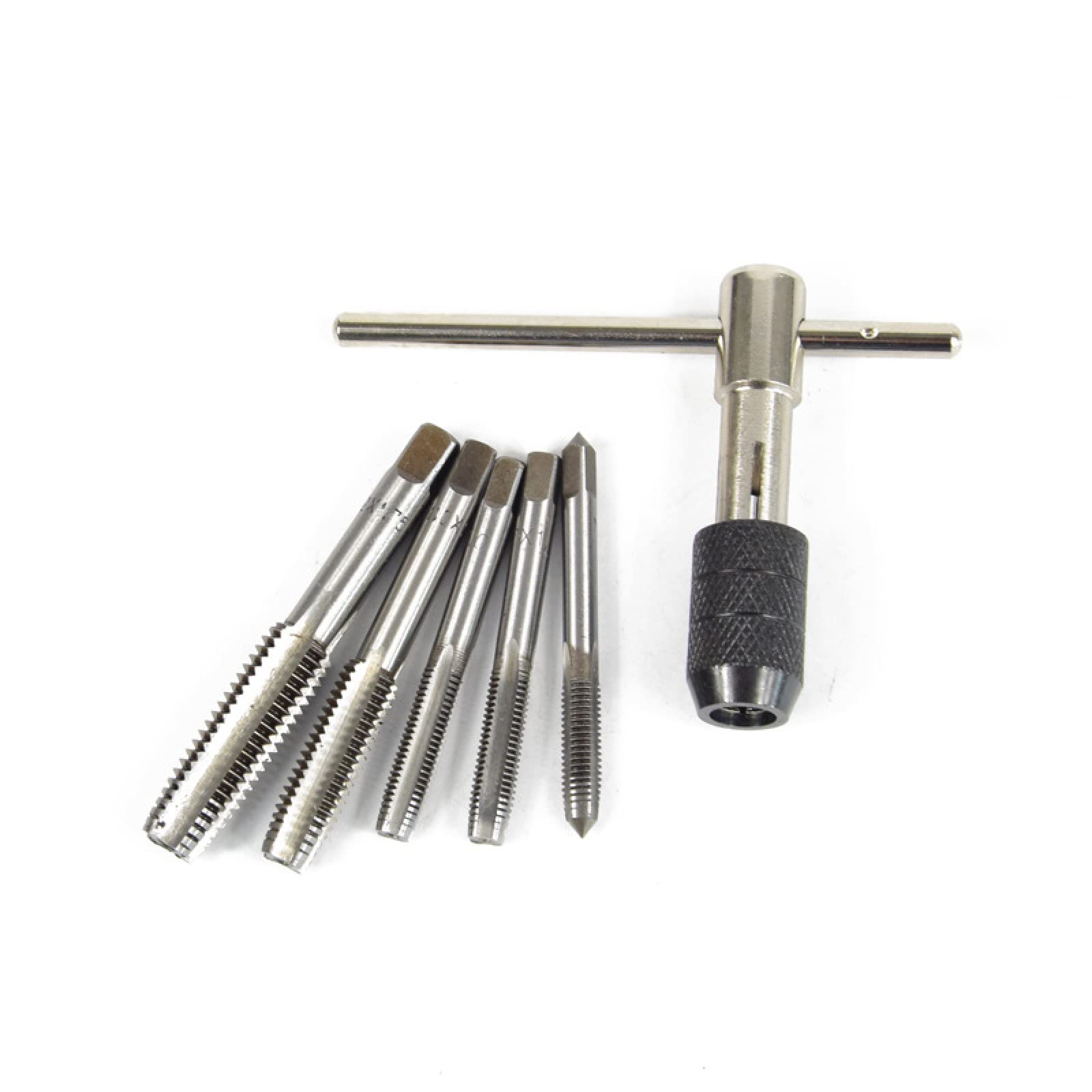 6 Pezzi di Utensili per maschiatura, Set Combinato di Maschi e filiere, apriscatole per Fili, apriscatole per Fili Maschio