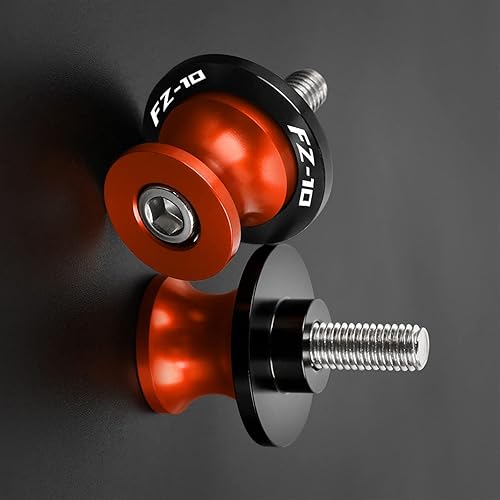 Miniatura 7 de TCHAU Swingarm Accesorios de motocicleta CNC Aluminio Basculante Carretes Slider Trasero Tornillos para Yamaha FZ10 FZ-10 FZ 10 FZ25 FZ150 (Color