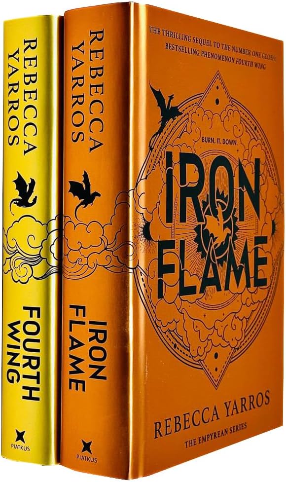 The Empyrean Series 2 Books Collection Set by Rebecca Yarros - Iron Flame, Fourth Wing
