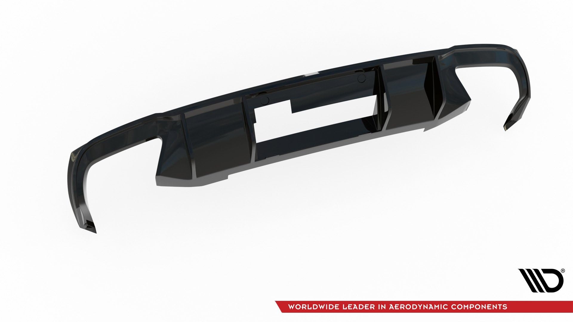 Maxton Design Heckdiffusor V.2 für Skoda Octavia RS 3 III 5E (Diesel und Benziner) Hochglanz schwarz