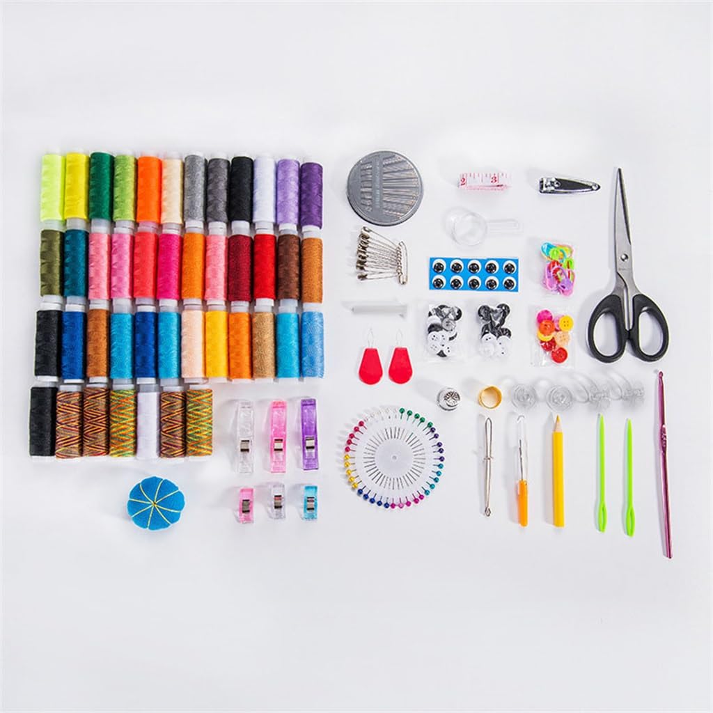 Caja de Agujas, Juego de 230 Piezas, Herramientas de Bordado, Aguja para Coser a Mano, Bolsa para Agujas, Juego de Bolsas de Costura
