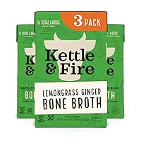 Vista 13 de Kettle & FIRE Caldo de Hueso de Res Chipotle, 16.9 oz