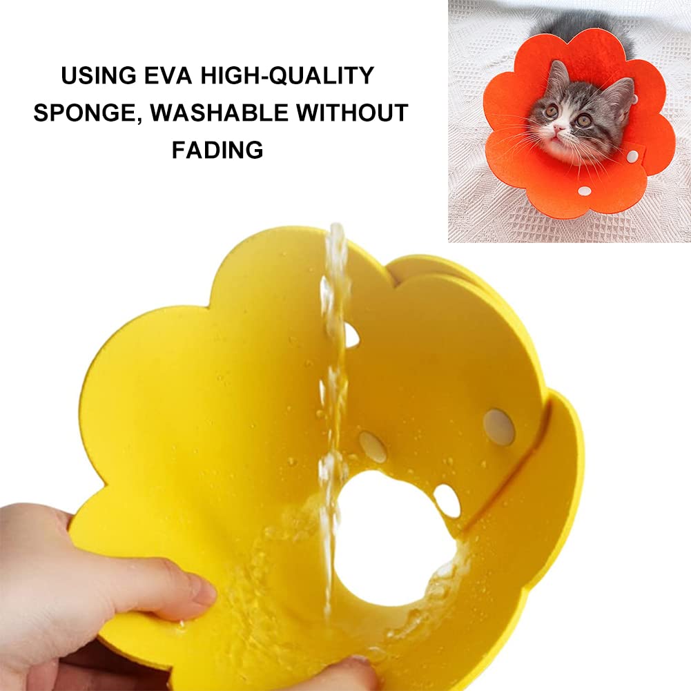 OHCOZZY Collerette Pour Chat Réglable, Doux Collerette Chat, Colerette