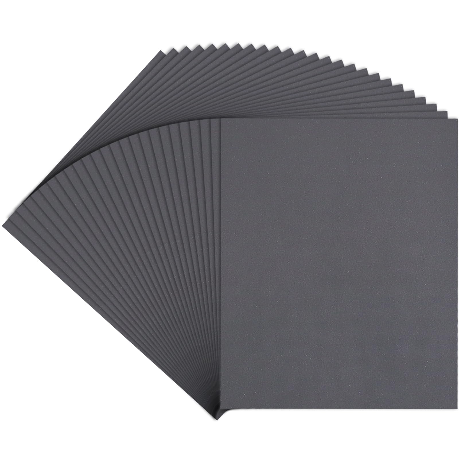 AOZHONG 2000 Grit Sand Paper, 9 x 11 Inch, 25 Pcs Wet Dry Sandpaper Sheets, Silicon Carbide for Wood, Metal, Automotive Sanding and Polishing,