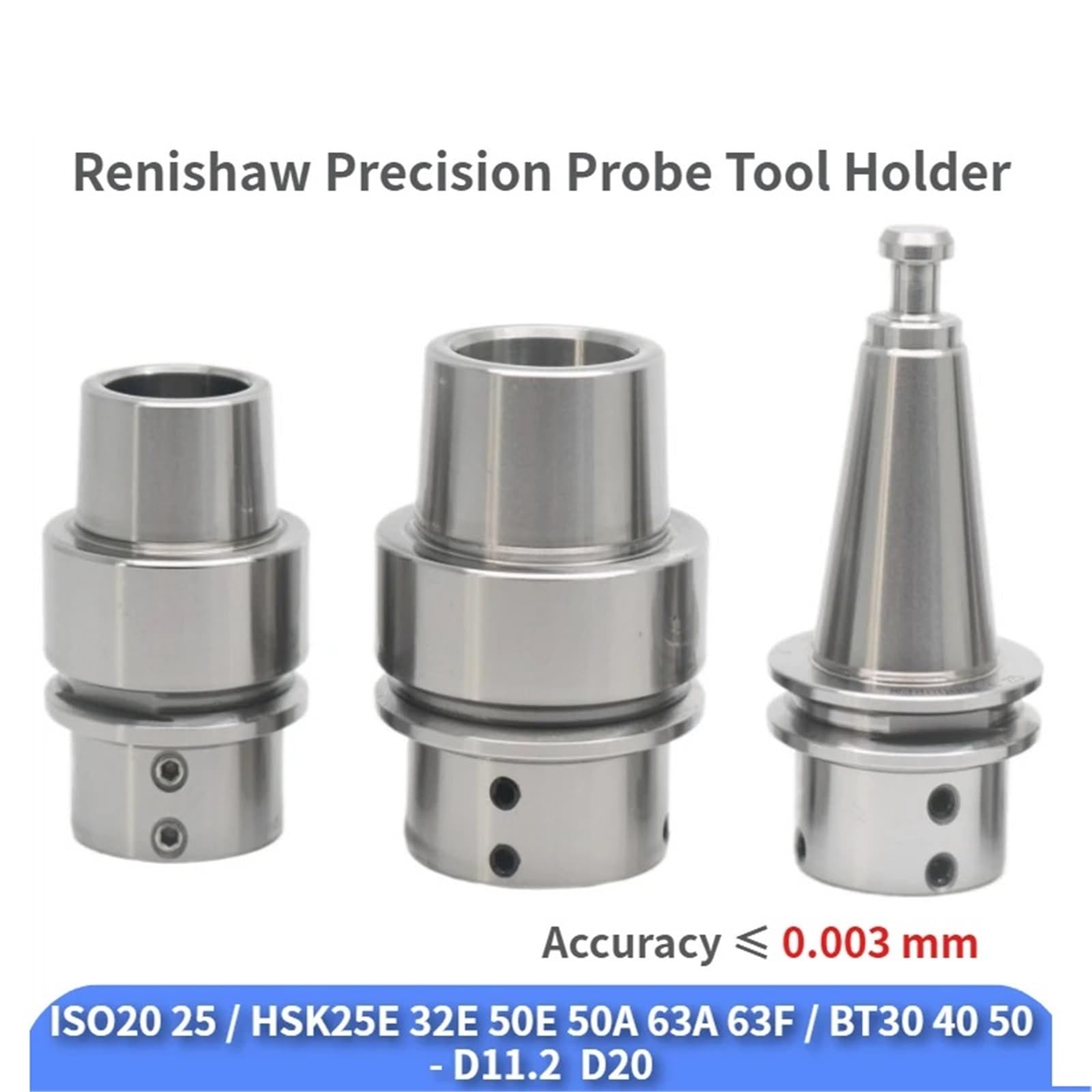 Cabezal de sonda alta precisión ISO20 ISO25 BT40 HSK40 BBT40 OMP40 D11.2 Portaherramientas Renishaw para máquina CNC y torno(BBT30-D11.2)
