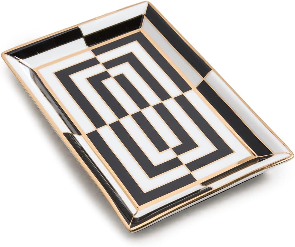 Jonathan Adler Op Art Rectangle Tray