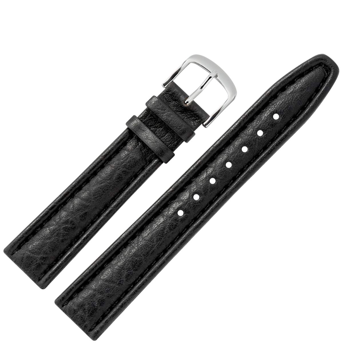 MARBURGER Uhrenarmband 18mm Leder Büffel Prägung - Werkzeug Montage Set 78618