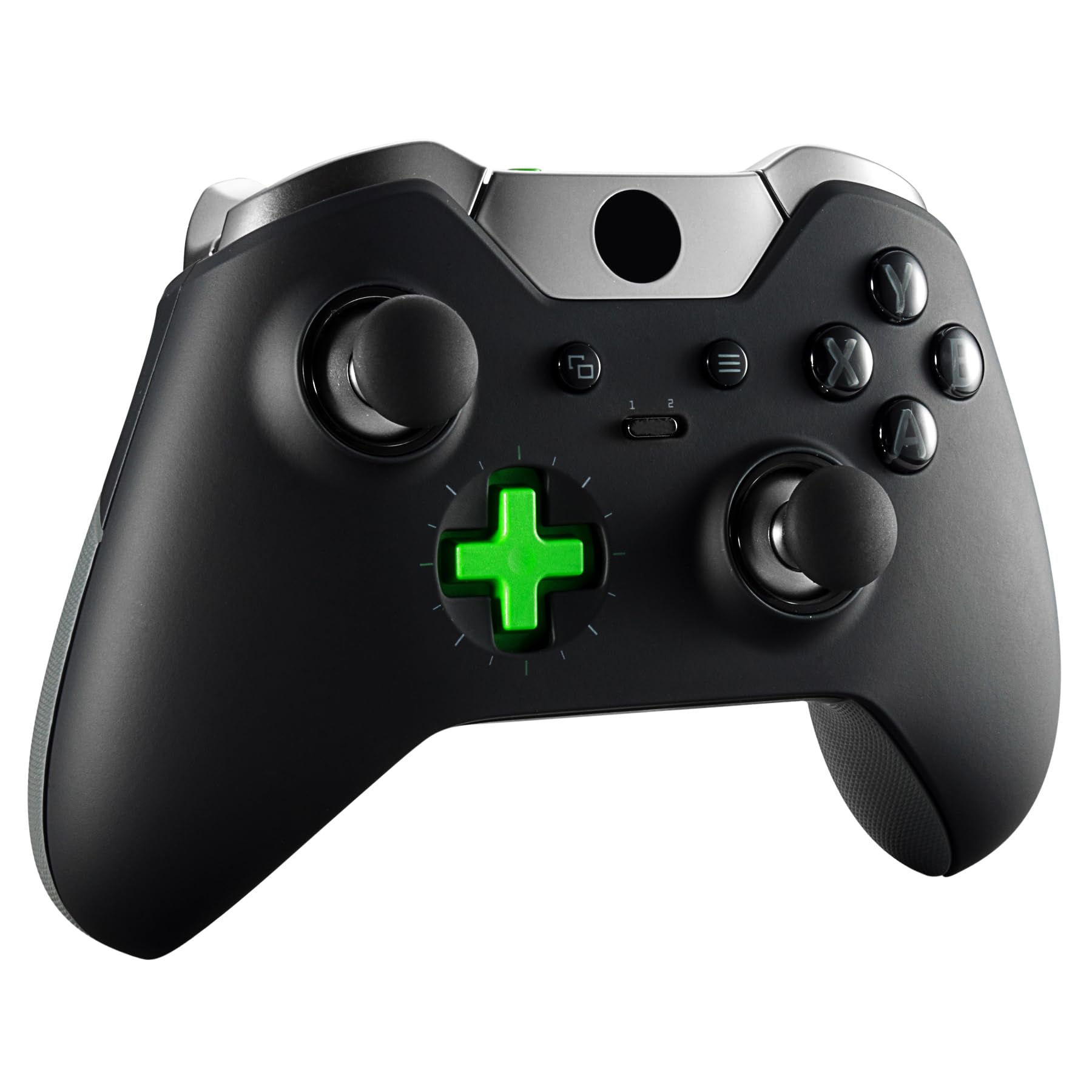 eXtremeRate Stick Analogique de Remplacement pour Xbox One Standard/X/S/Elite, Compatible avec PS4/Slim/Pro Manette, Joysticks Magnétiques en Métal 4 en 1, Noir