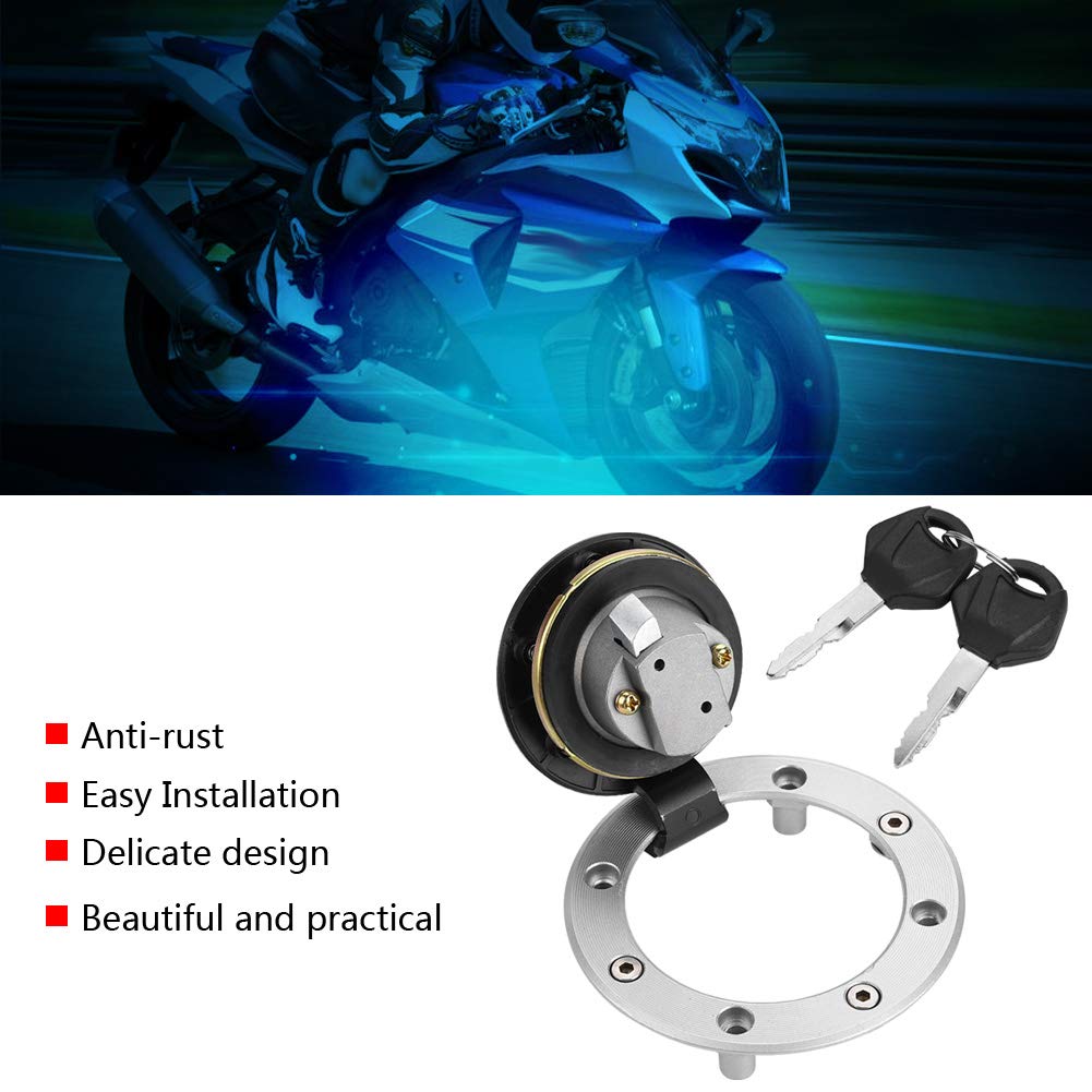 Tappo Serbatoio Carburante Per Moto Honda Shadow Spirit VT750 DC C2 VLX VT600 - Con 2 Chiavi - Foto 9