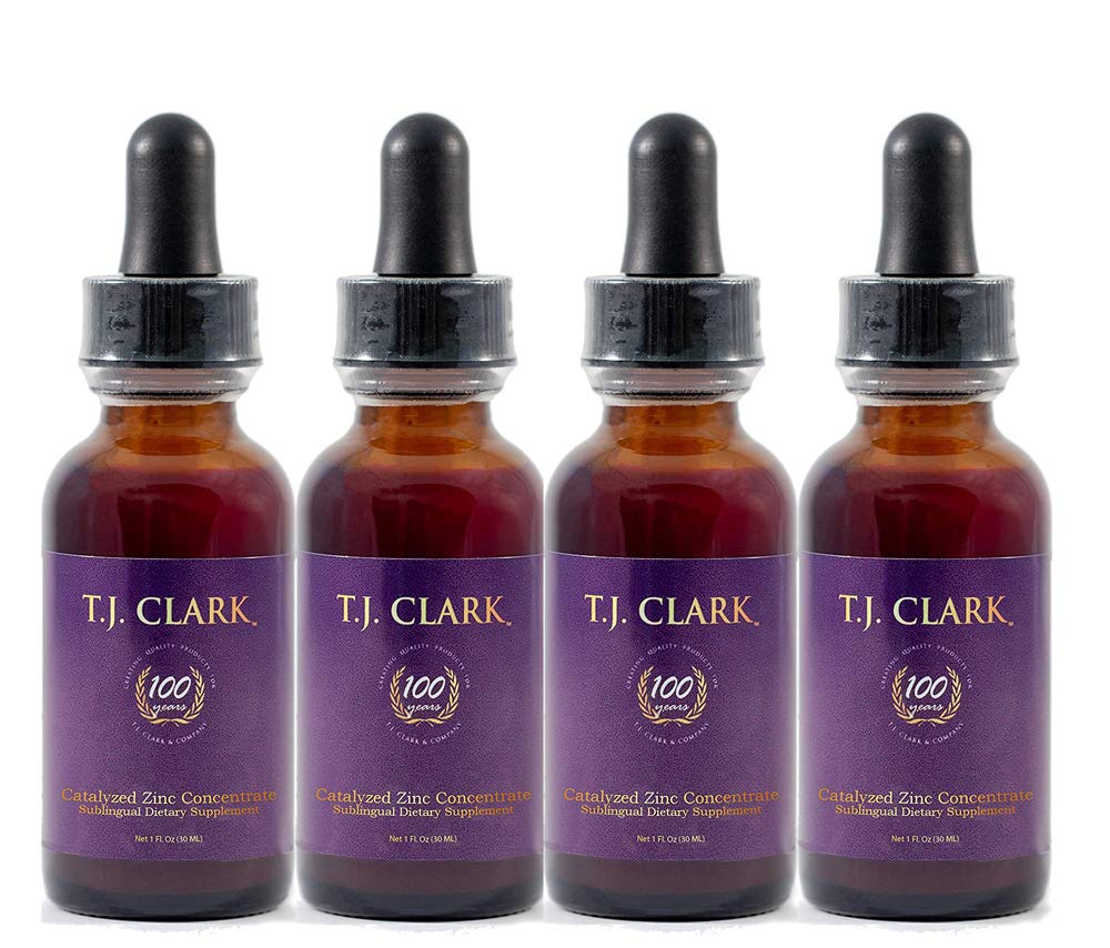4 Bottles Of Zinc Sulfate Concentrate Extra Strength Catalyzed Liquid