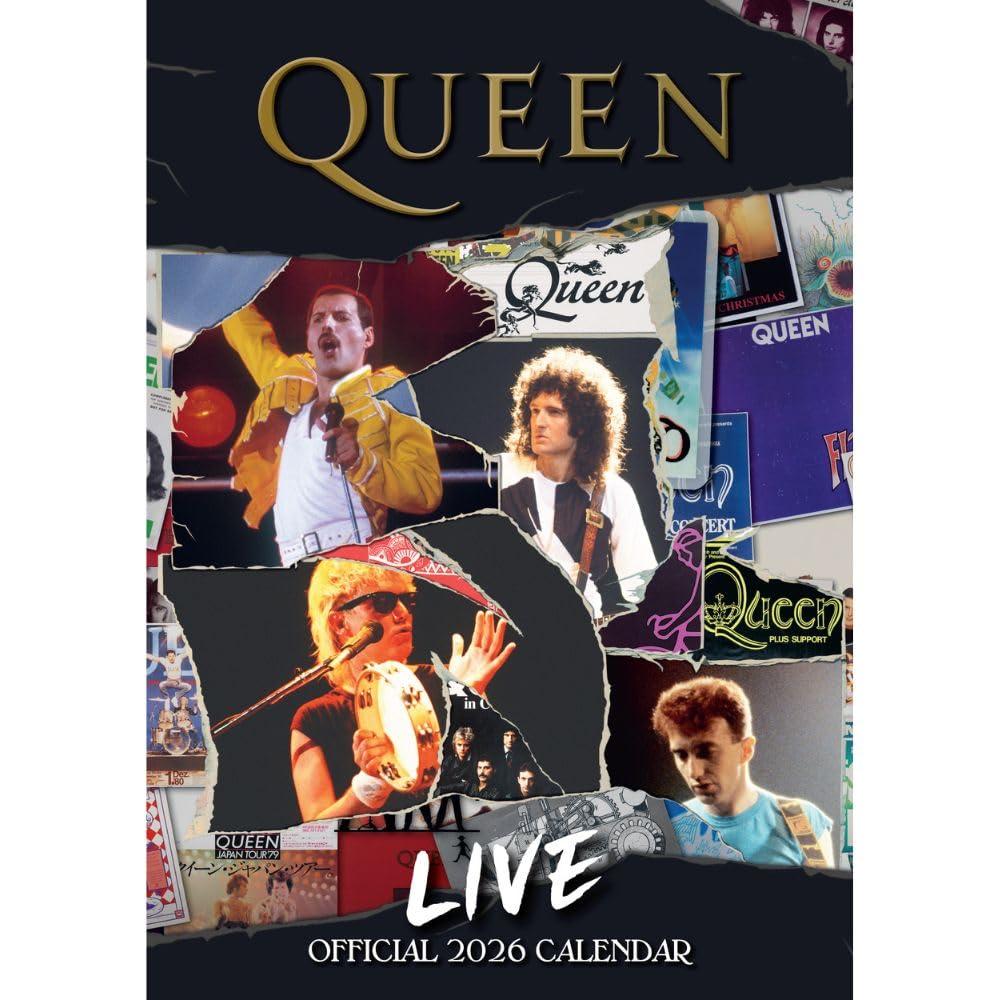 2026 CALENDAR QUEEN MONTH TO VIEW A3 WALL CALENDAR OFFICIAL PRODUCT