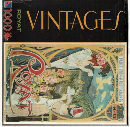 1000-Piece Vintage Jigsaw Puzzle - Royat