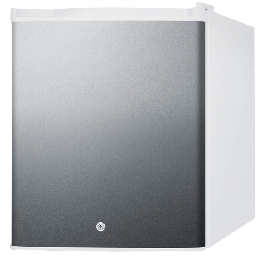 Summit Appliance FFAR25L7BISS Commercial 17" Wide Compact Built-In All-Refrigerator, Factory-installed Lock. 1.7 cu.ft Capacity, LED Lighting, Digital Thermostat, Automatic Defrost, Sealed Back on Fridge.com