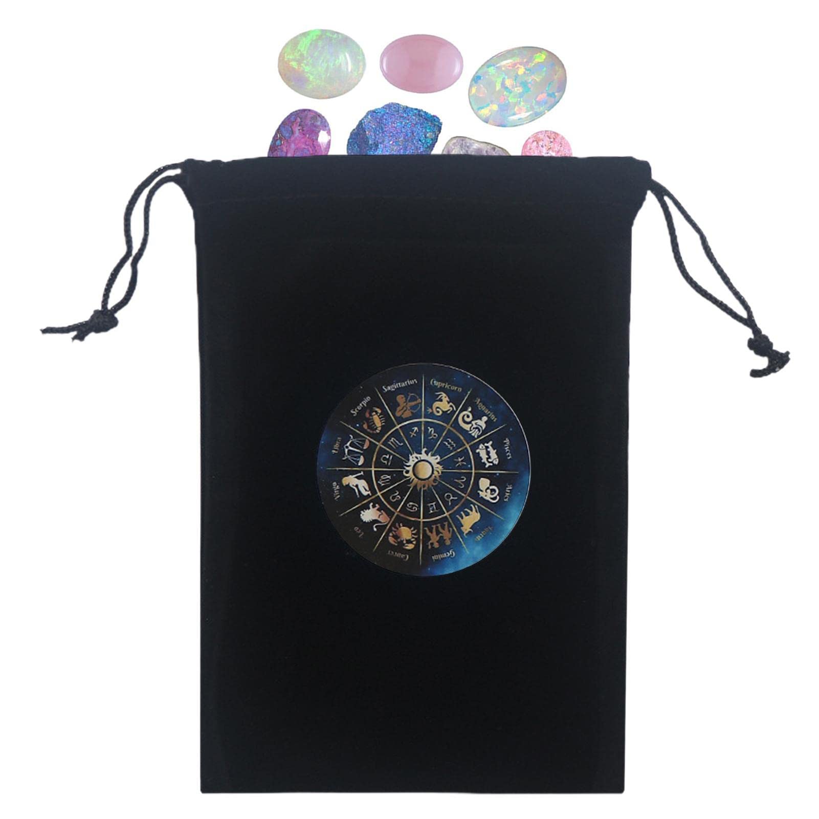 Amazon.co.jp: タロットカードバッグ,オラクル カード ポーチ 4.7x6.9