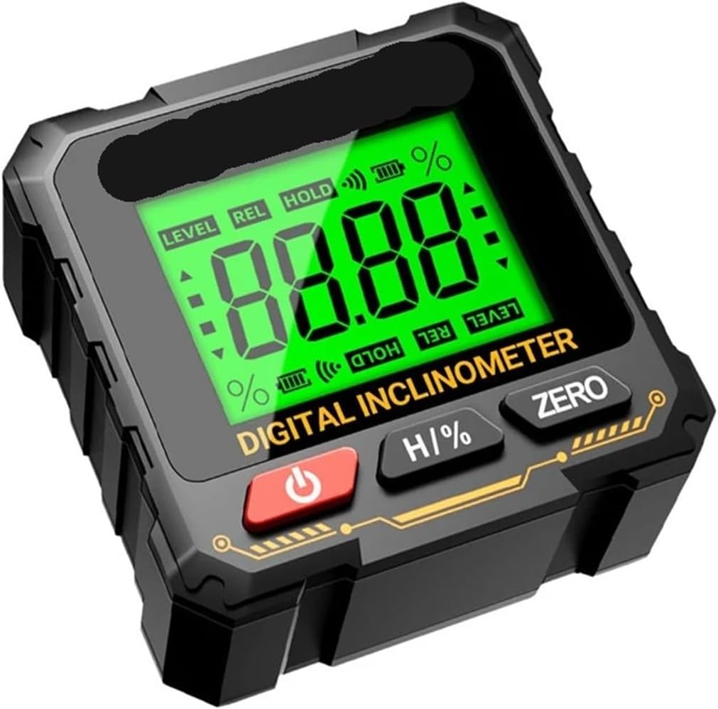 Digital Angle Finder, Digital Angle Gauge Magnetic Protractor Inclinometer Level Finder Electronic Box With Backlight,Angle Finder