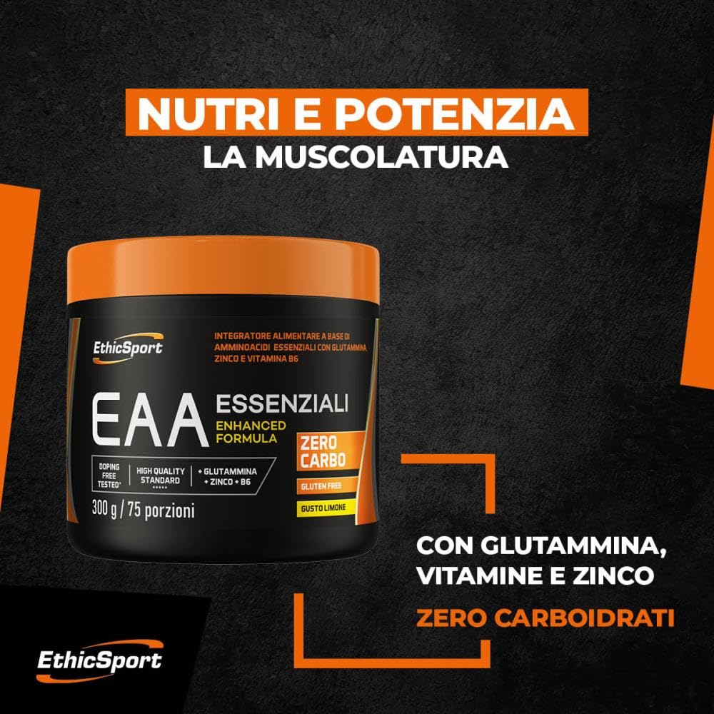 EthicSport EAA Aminoacidi Essenziali Solubili - 300 gr