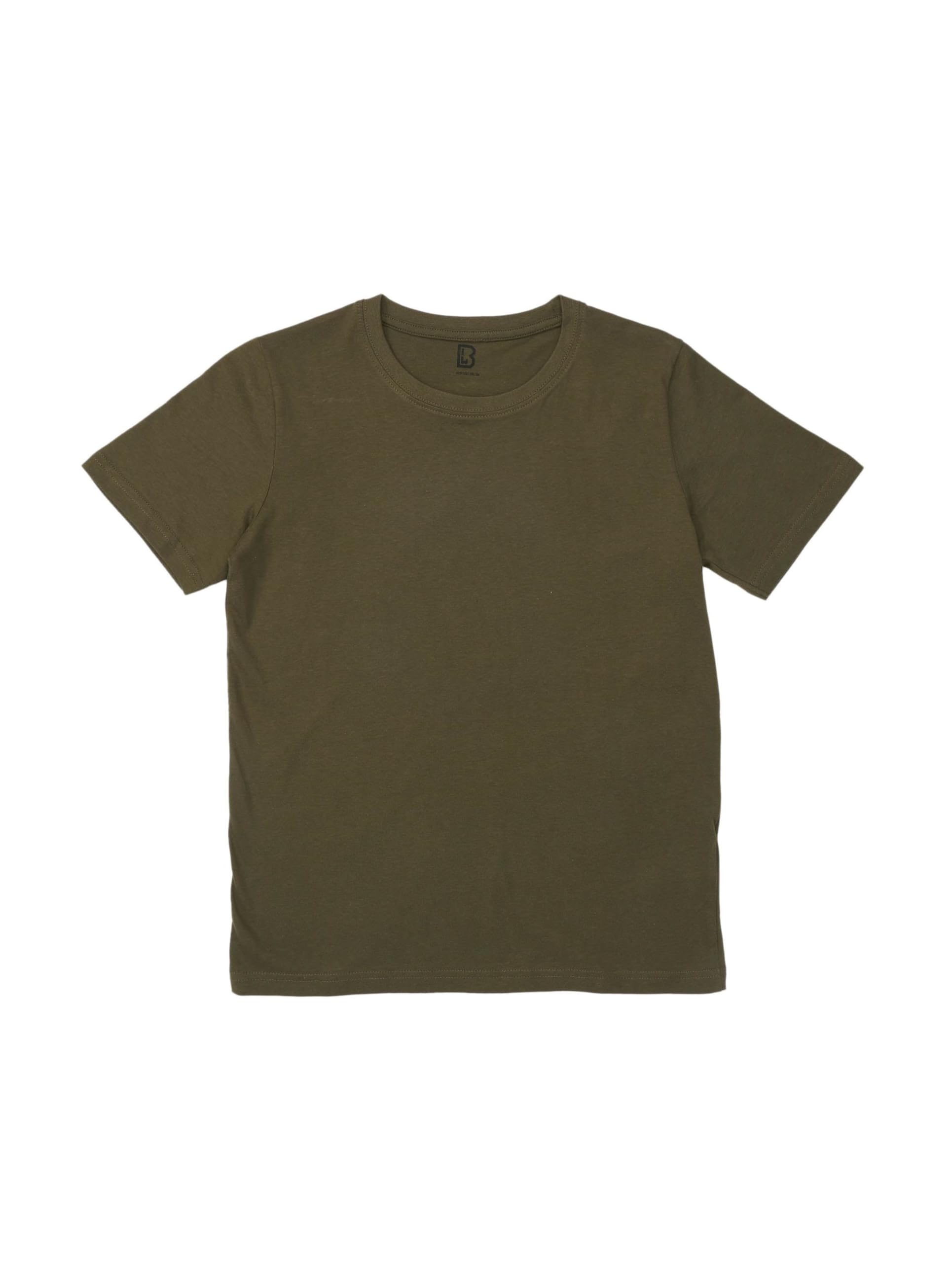 Brandit Olive Kids T-Shirt, Color: Size: S 122