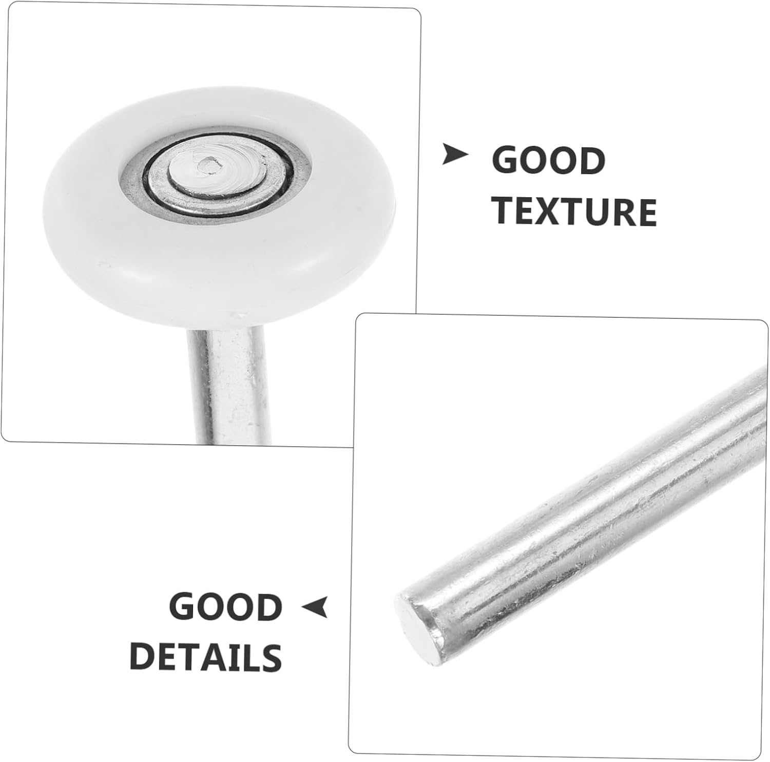 12pcs Sliding Door Roller Wheels for Barn Patio Closet Doors Construction Easy Installation Suitable