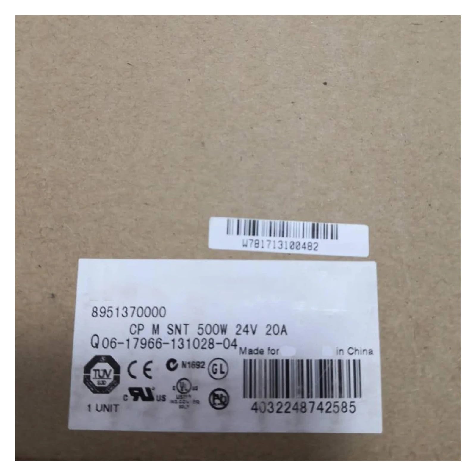 BALYDLUL 8951370000 Power Supply 500W 24V 20A