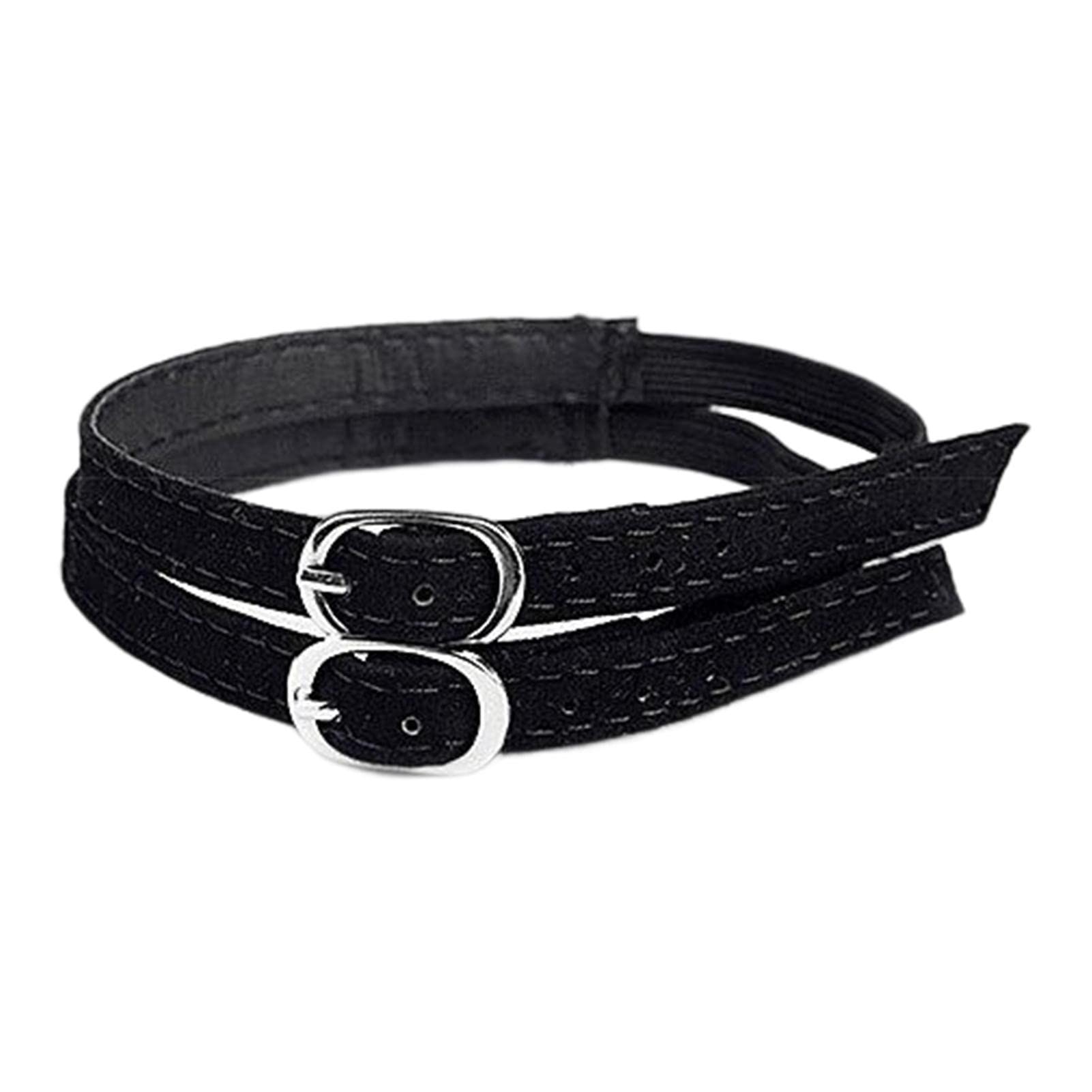 Nupaque Women's Black Invisible High Heel Shoe Straps - Adjustable Handy Shoe Strap | Anti-Loose Buckle Shoe Ankle Straps Belt For High Heels