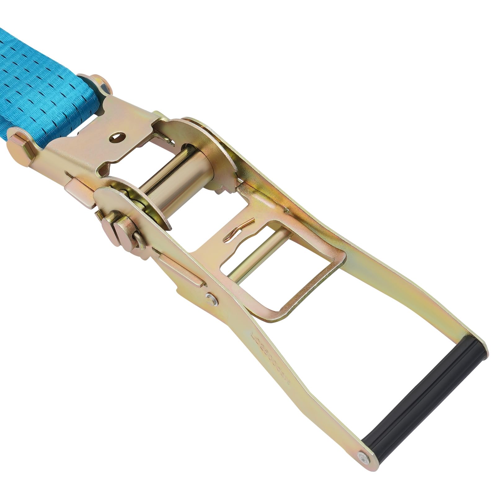 Spanngurte Spanngurt,10 Stück 5000 kg 10m Zurrgurte mit Haken,Ratschengurte,5cm Breite,Schnellverschluss-Ratschenfunktion,für die Ladungssicherung,Blau