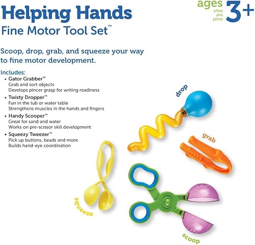 Miniatura 7 de Juego de herramientas para el desarrollo de habilidades motrices finas por Learning Resources