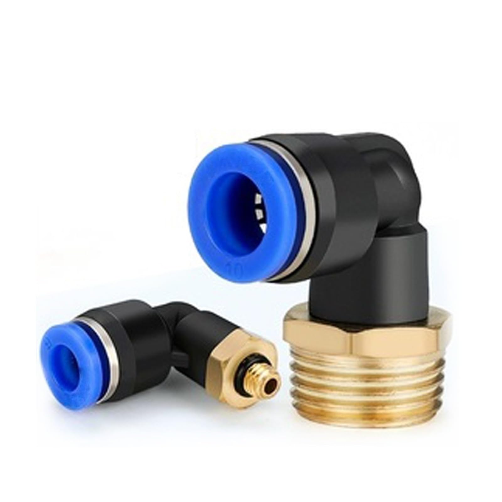 Conector rápido neumático PL rosca hembra M5 para manguera de 4 mm
