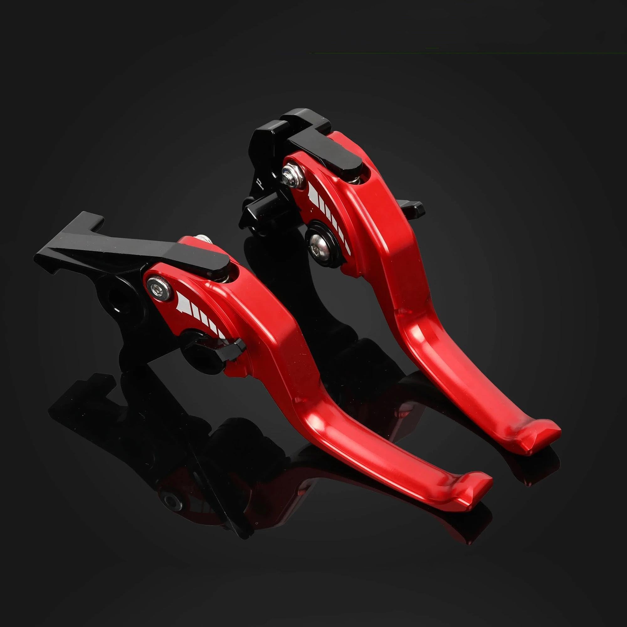 Asddllnn Red Brake Clutch Levers For Cfmoto 450Mt 450 Mt Cf450mt Motor Adjustable Brake Clutch Lever Handle Guard Levers Short(Red)