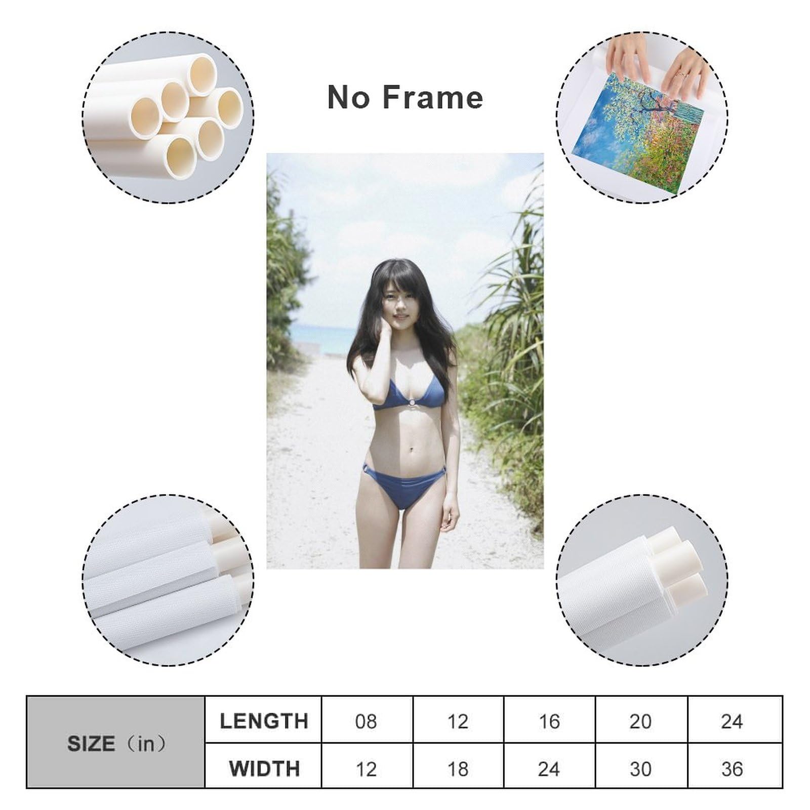 Amazon.co.jp: 有村架純 水着 セクシー ポスター (36) プリント