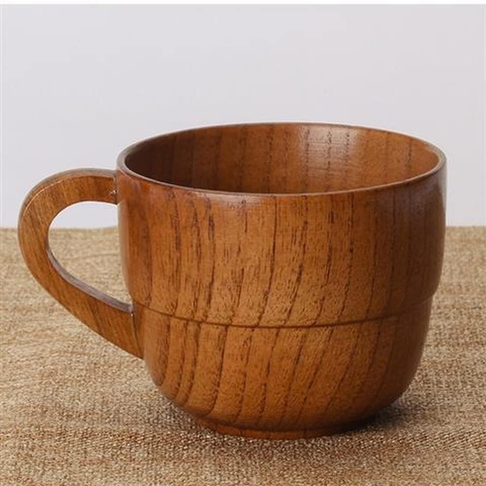 DUnLap Paar Tasse 180ml Kaffeetasse Europäische Stil Cups for Kaffee- und Tee Holzschale Und Untertasse Holziness Tassen Tassen Untertassen Küche Getränkewaren Tasse